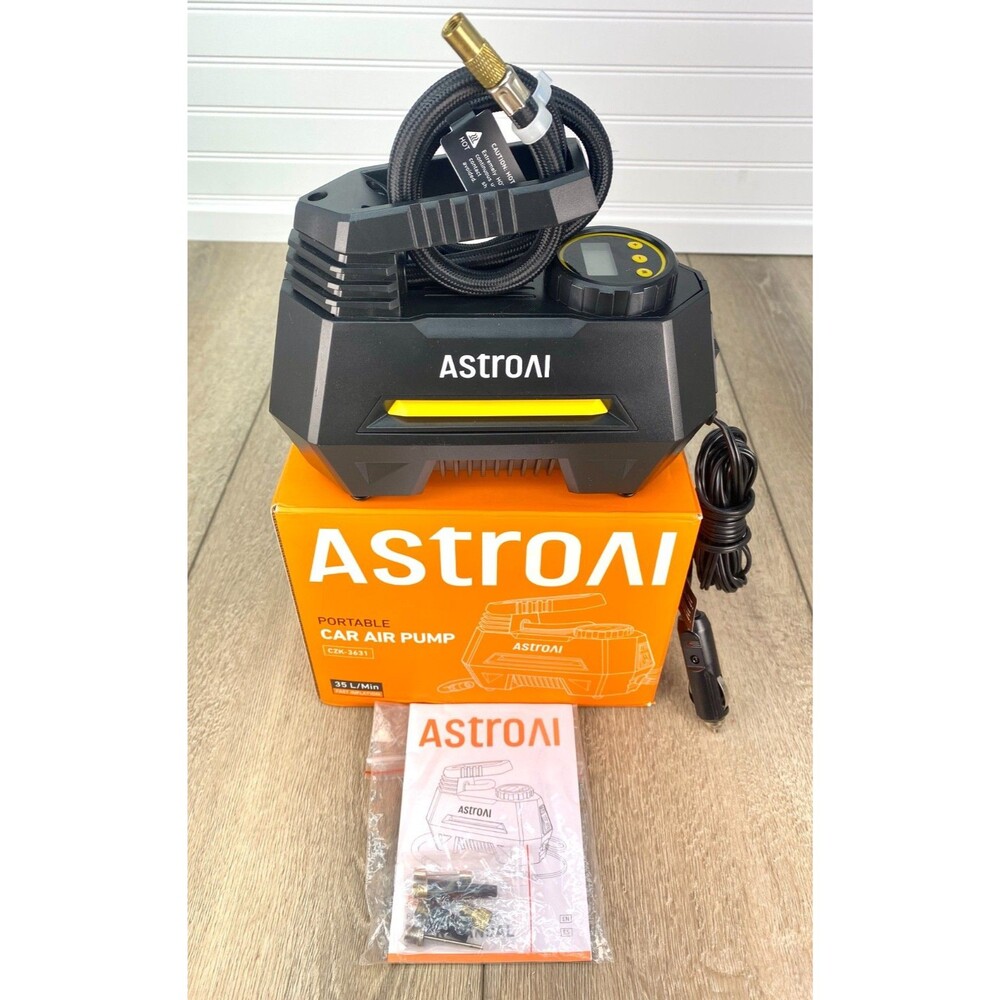 AstroAI Tire Inflator Portable Air Pump Compressor CZK-3631 for Car, Bicycle